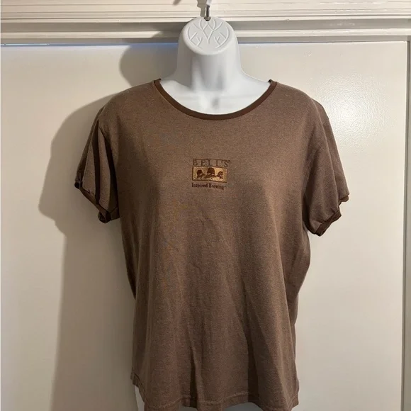 Vintage Bell's Brewing (Michigan) Brown Graphic T-Shirt - Picture 3 of 4